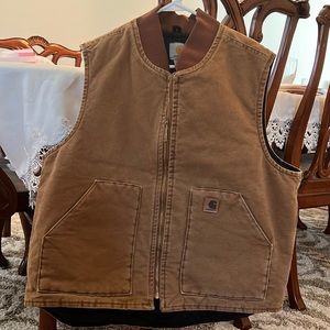 Carhartt Brown Work Vest